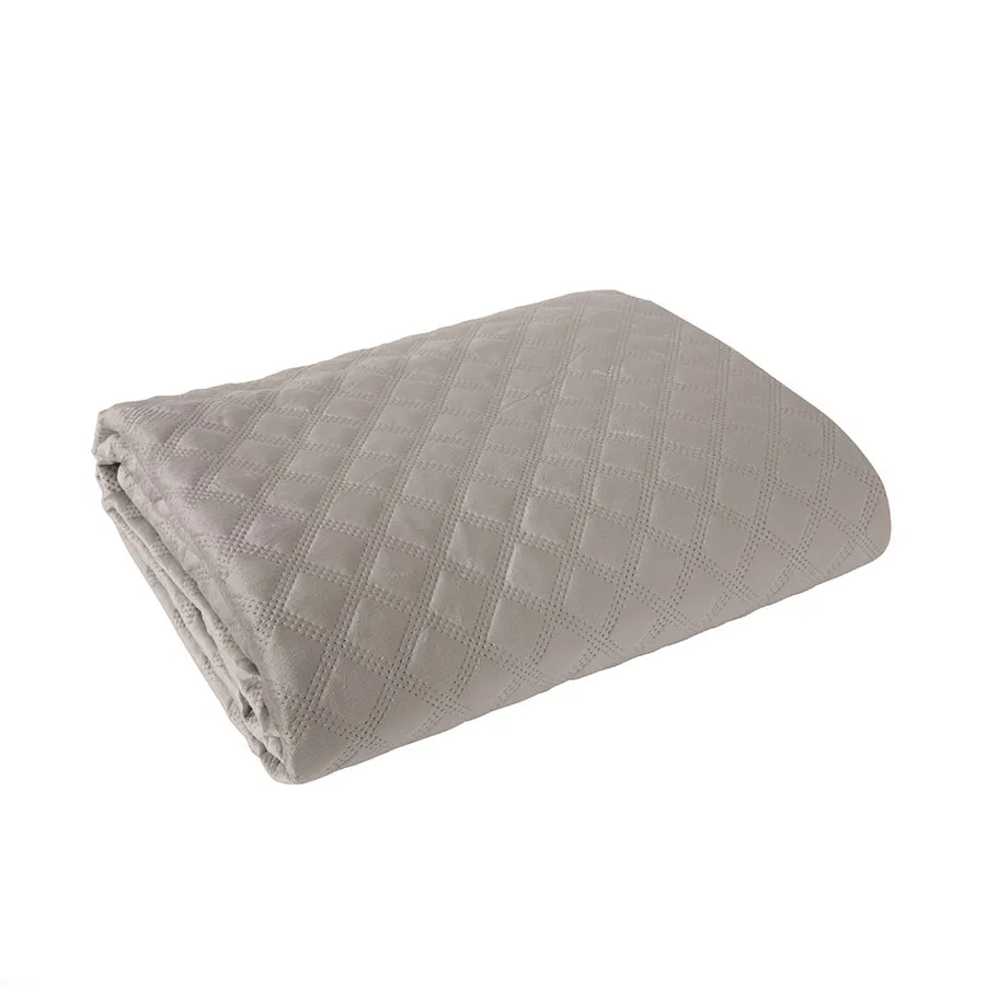 VELVI Narzuta dekoracyjna, rozmiar 170x210cm, kolor 017 szaro-beżowy VELVI0