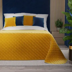 VELVI Narzuta dekoracyjna, rozmiar 170x210cm, kolor 019 szafranowy VELVI0