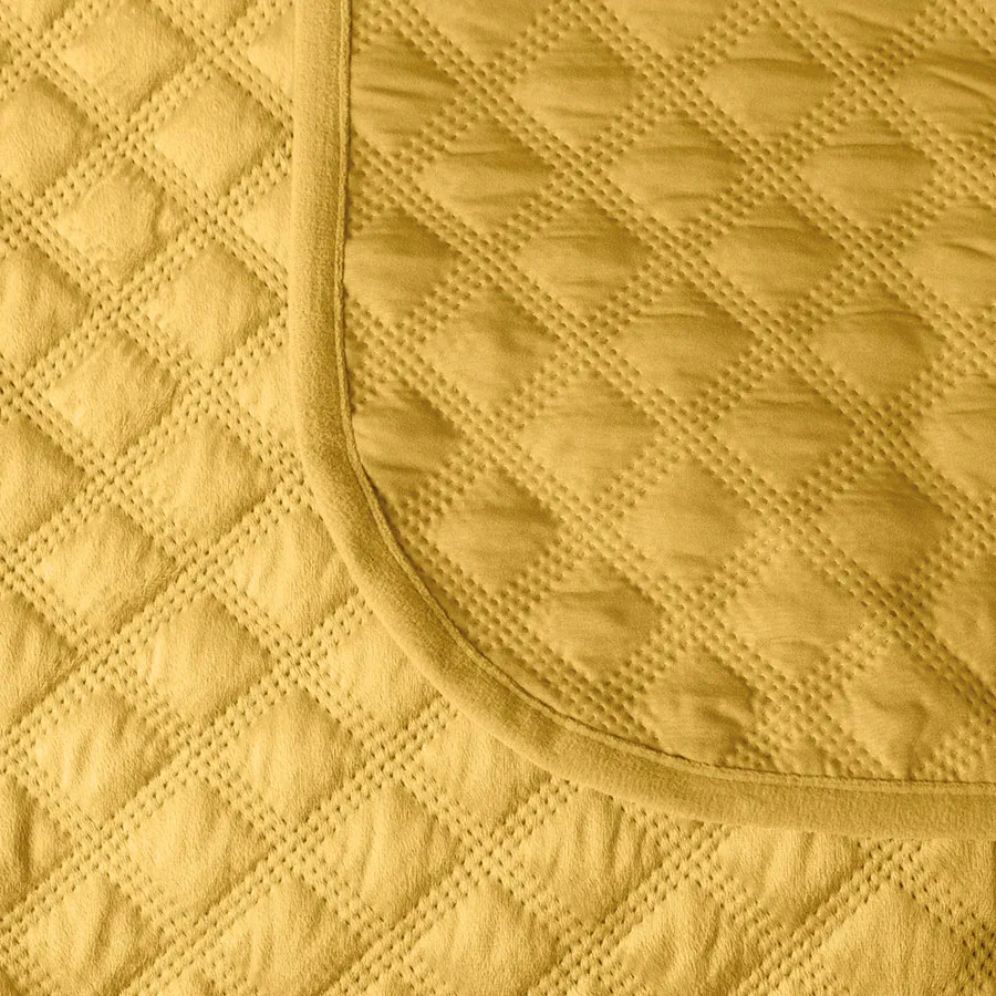 VELVI Narzuta dekoracyjna, rozmiar 170x210cm, kolor 019 szafranowy VELVI0