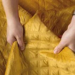 VELVI Narzuta dekoracyjna, rozmiar 170x210cm, kolor 019 szafranowy VELVI0