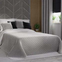 VELVI Narzuta dekoracyjna, rozmiar 170x210cm, kolor 020 szary VELVI0