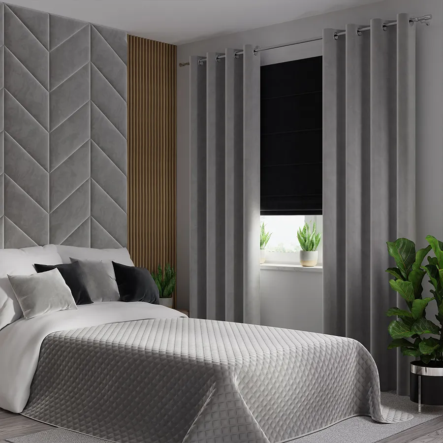 VELVI Narzuta dekoracyjna, rozmiar 170x210cm, kolor 020 szary VELVI0