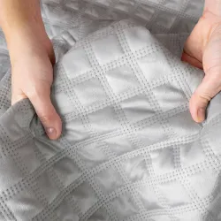 VELVI Narzuta dekoracyjna, rozmiar 170x210cm, kolor 020 szary VELVI0