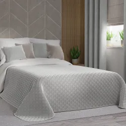 VELVI Narzuta dekoracyjna, rozmiar 170x210cm, kolor 021 pastelowy szary VELVI0