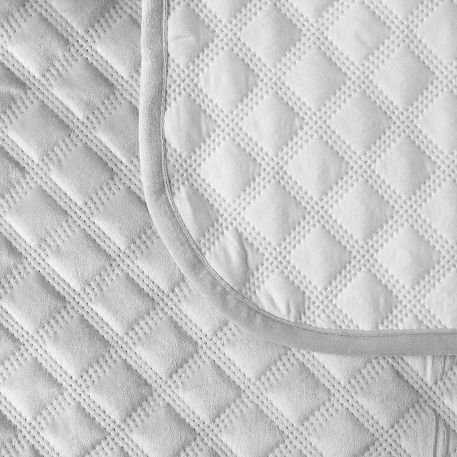 VELVI Narzuta dekoracyjna, rozmiar 170x210cm, kolor 021 pastelowy szary VELVI0