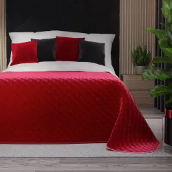VELVI Narzuta dekoracyjna, rozmiar 170x210cm, kolor 043 czerwony VELVI0