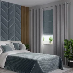 VELVI Narzuta dekoracyjna, rozmiar 170x210cm, kolor 063 niebieski VELVI0