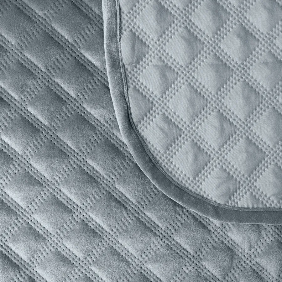 VELVI Narzuta dekoracyjna, rozmiar 170x210cm, kolor 063 niebieski VELVI0