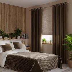 VELVI Narzuta dekoracyjna, rozmiar 220x240cm, kolor 002 brązowy VELVI0