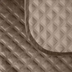 VELVI Narzuta dekoracyjna, rozmiar 220x240cm, kolor 002 brązowy VELVI0