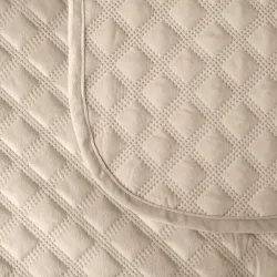 VELVI Narzuta dekoracyjna, rozmiar 220x240cm, kolor 003 jasny beżowy VELVI0