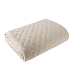 VELVI Narzuta dekoracyjna, rozmiar 220x240cm, kolor 003 jasny beżowy VELVI0