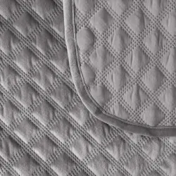 VELVI Narzuta dekoracyjna, rozmiar 220x240cm, kolor 005 jasny szary VELVI0