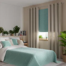 VELVI Narzuta dekoracyjna, rozmiar 220x240cm, kolor 007 miętowy VELVI0