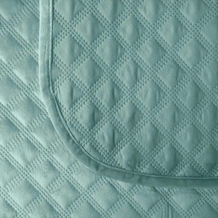 VELVI Narzuta dekoracyjna, rozmiar 220x240cm, kolor 007 miętowy VELVI0