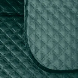 VELVI Narzuta dekoracyjna, rozmiar 220x240cm, kolor 008 ciemny turkusowy petrol VELVI0