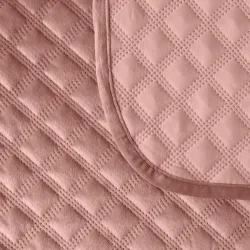 VELVI Narzuta dekoracyjna, rozmiar 220x240cm, kolor 013 ciemny pudowy różowy VELVI0