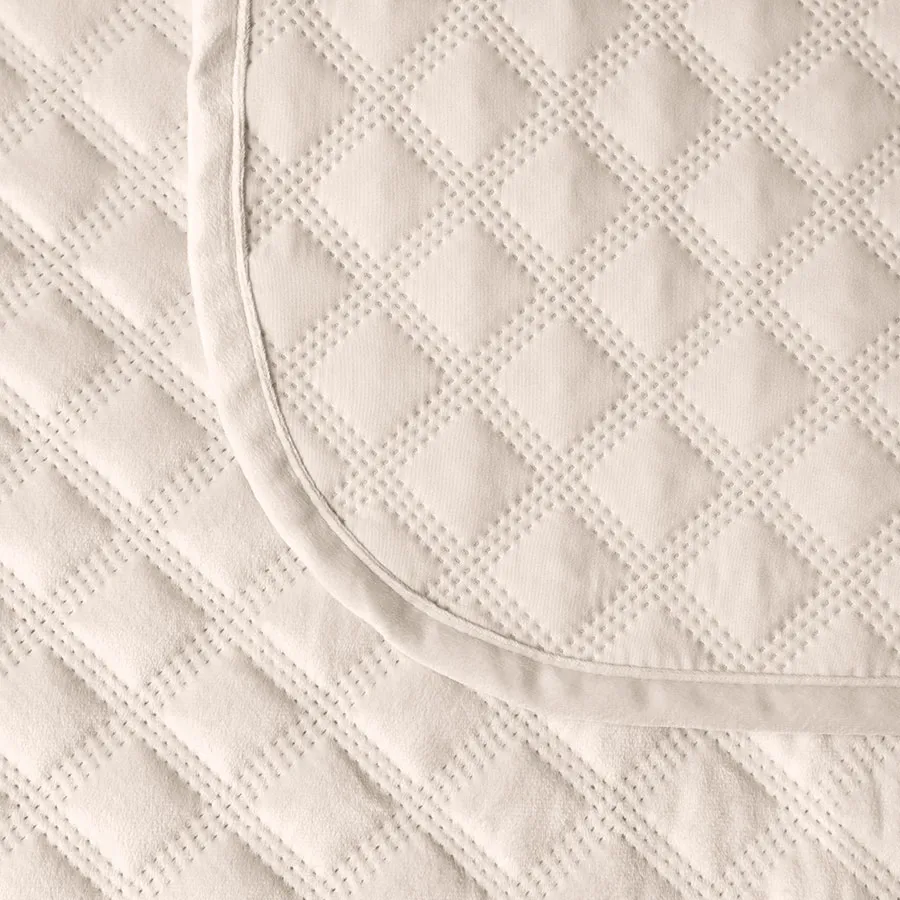 VELVI Narzuta dekoracyjna, rozmiar 220x240cm, kolor 016 kremowy VELVI0