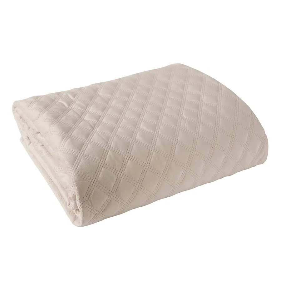 VELVI Narzuta dekoracyjna, rozmiar 220x240cm, kolor 016 kremowy VELVI0