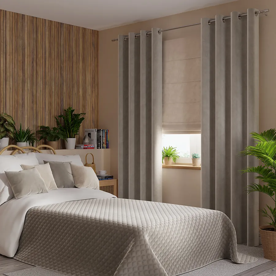 VELVI Narzuta dekoracyjna, rozmiar 220x240cm, kolor 017 szaro-beżowy VELVI0