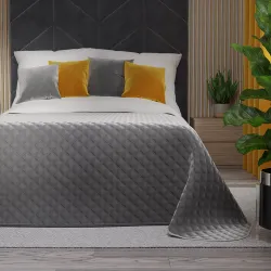 VELVI Narzuta dekoracyjna, rozmiar 220x240cm, kolor 022 chłodny szary VELVI0