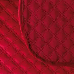 VELVI Narzuta dekoracyjna, rozmiar 220x240cm, kolor 043 czerwony VELVI0