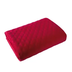 VELVI Narzuta dekoracyjna, rozmiar 220x240cm, kolor 043 czerwony VELVI0