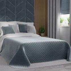 VELVI Narzuta dekoracyjna, rozmiar 220x240cm, kolor 063 niebieski VELVI0