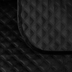 VELVI Narzuta dekoracyjna, rozmiar 220x240cm, kolor 111 czarny VELVI0