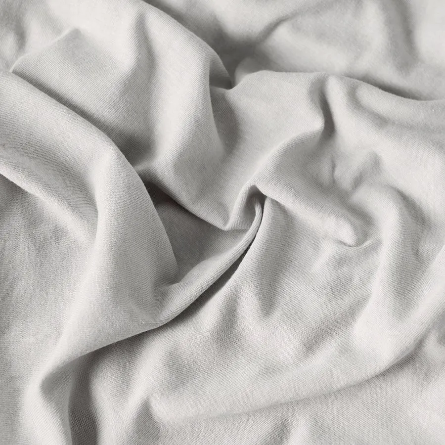 DREAMY PREMIUM Prześcieradło jersey z gumką, szerokość 140 x wysokość 200cm, kolor 002 jasny szary 100033