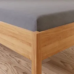 DREAMY PREMIUM Prześcieradło jersey z gumką, szerokość 180 x wysokość 200cm, kolor 003 ciemny szary 100033