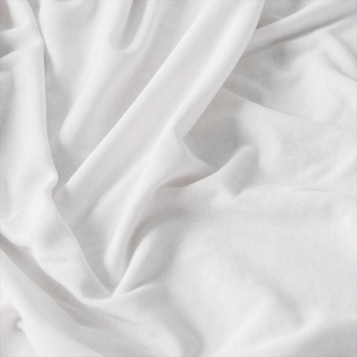DREAMY PREMIUM Prześcieradło jersey z gumką, szerokość 220 x wysokość 200cm, kolor 001 biały 100033