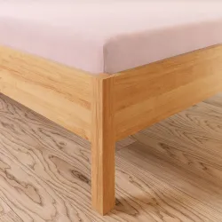 DREAMY PREMIUM Prześcieradło jersey z gumką, szerokość 140 x wysokość 200cm, kolor 014 jasny różowy 100033