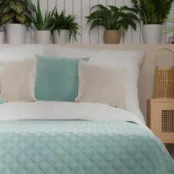 VELVI Poszewka dekoracyjna, 40x40cm, kolor 007 miętowy VELVI0