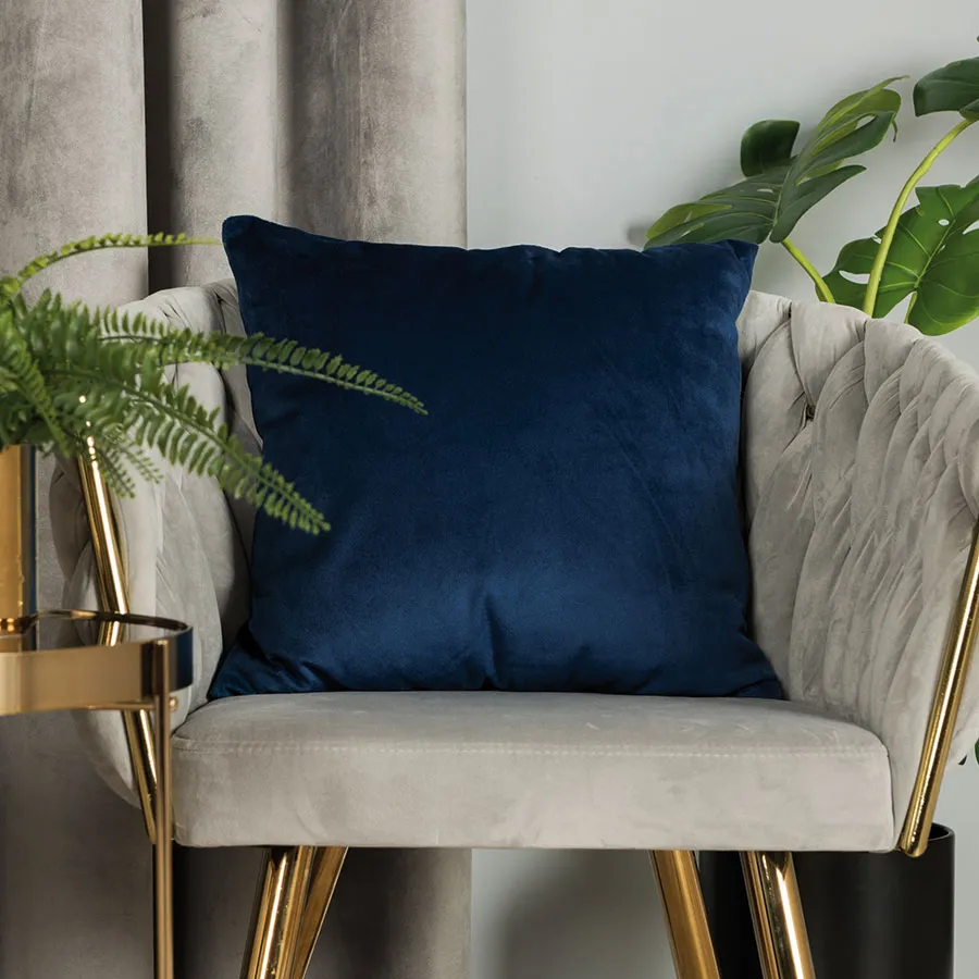VELVI Poszewka dekoracyjna, 40x40cm, kolor 011 granatowy VELVI0