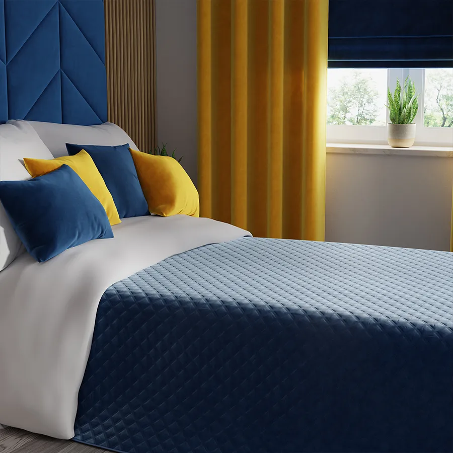 VELVI Poszewka dekoracyjna, 40x40cm, kolor 011 granatowy VELVI0