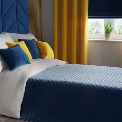 VELVI Poszewka dekoracyjna, 40x40cm, kolor 011 granatowy VELVI0