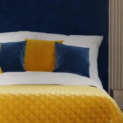 VELVI Poszewka dekoracyjna, 40x40cm, kolor 019 szafranowy VELVI0