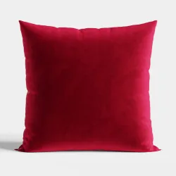 VELVI Poszewka dekoracyjna, 40x40cm, kolor 043 czerwony VELVI0
