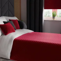 VELVI Poszewka dekoracyjna, 40x40cm, kolor 043 czerwony VELVI0