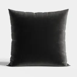VELVI Poszewka dekoracyjna, 40x40cm, kolor 111 czarny VELVI0
