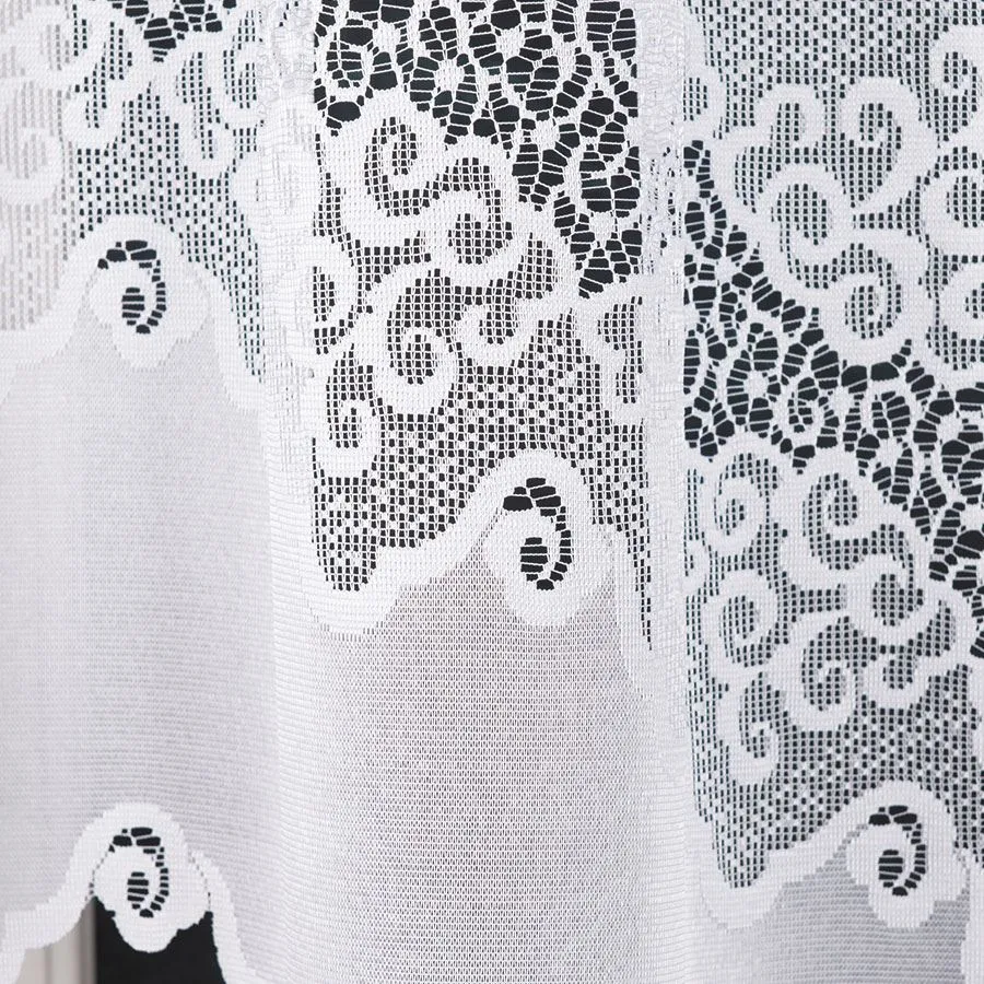 MODESTA Firanka żakardowa gotowa, szerokość 300 x wysokość 160cm, kolor 001 biały 017173