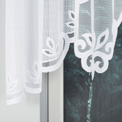 POLA Firanka żakardowa gotowa, szerokość 300 x wysokość 100cm, kolor 001 biały 019368