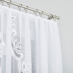 POLA Firanka żakardowa gotowa, szerokość 300 x wysokość 100cm, kolor 001 biały 019368