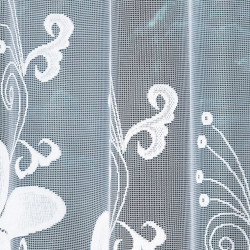 TEODORA Firanka żakardowa gotowa, szerokość 300 x wysokość 140cm, kolor 001 biały 005099