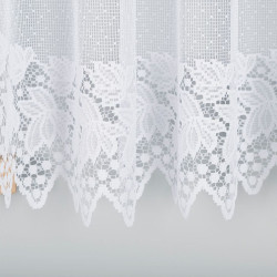 HERNANI Firanka żakardowa gotowa, szerokość 600 x wysokość 160cm, kolor 001 biały 004465