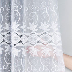 JOWITA Firanka żakardowa gotowa ze wzorem pasowym, szerokość 400 x wysokość 150cm, kolor 001 biały 018960 JOWITA Firanka żakardowa gotowa ze wzorem pasowym, szerokość 400 x wysokość 150cm, kolor 001 biały 018960