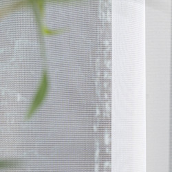 ELZA Firanka żakardowa gotowa, szerokość 300 x wysokość 160cm, kolor 001 biały 023456