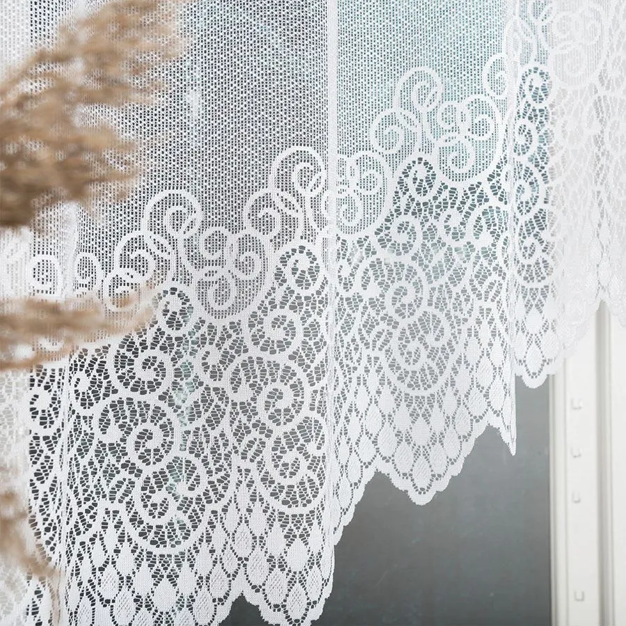 VIOLETTA Firanka żakardowa gotowa, szerokość 250 x wysokość 120cm, kolor 001 biały 001539