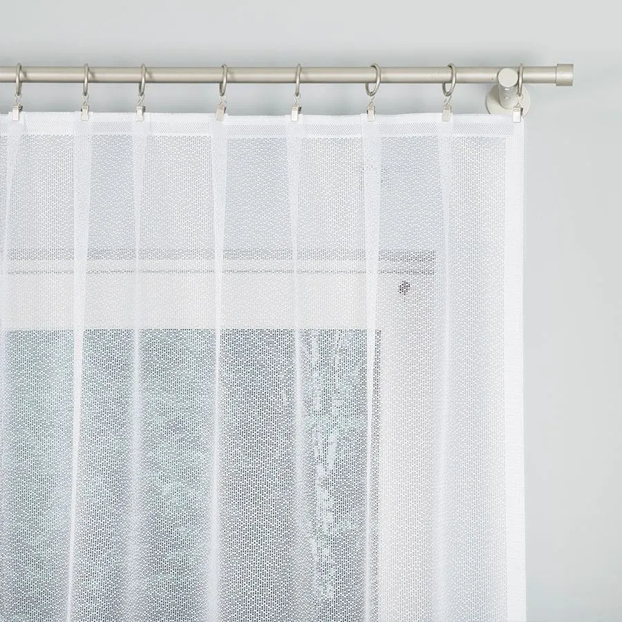 VIOLETTA Firanka żakardowa gotowa, szerokość 250 x wysokość 120cm, kolor 001 biały 001539